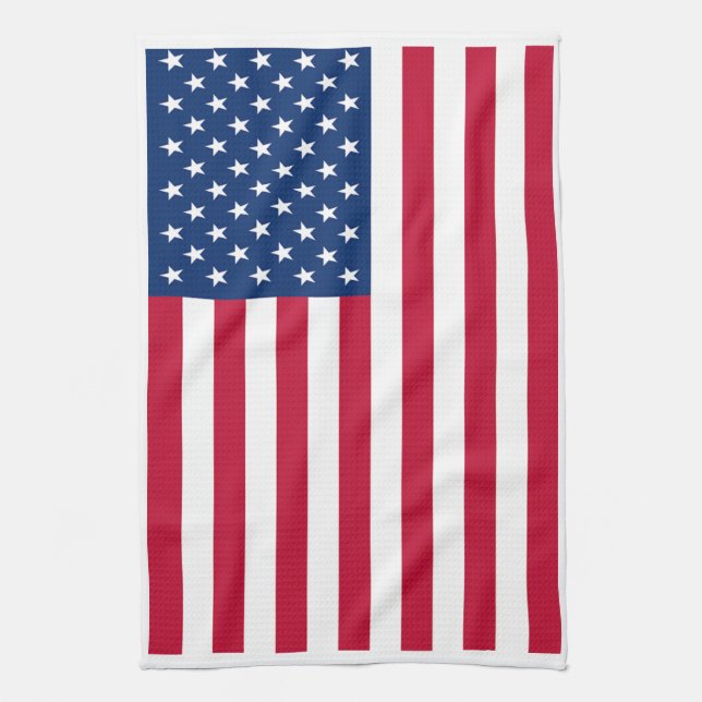 American Flag Tea Towel (Vertical)