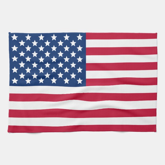 American Flag Tea Towel (Horizontal)