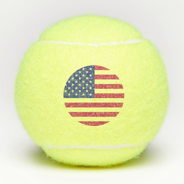 American Flag Tennis Balls (Front)