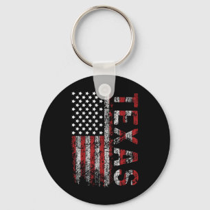 American Flag Texas 4th Of July Tees Men, Women An Key Ring