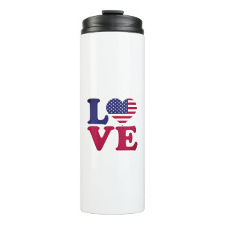 American Flag Thermal Tumbler