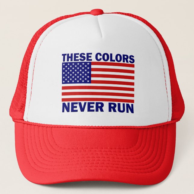 American Flag These Colours Never Run Hat (Front)