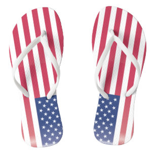 American Flag Thongs