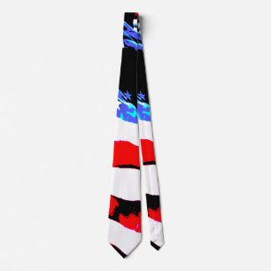 American flag tie