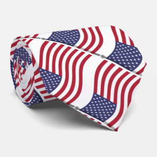 American Flag Tie