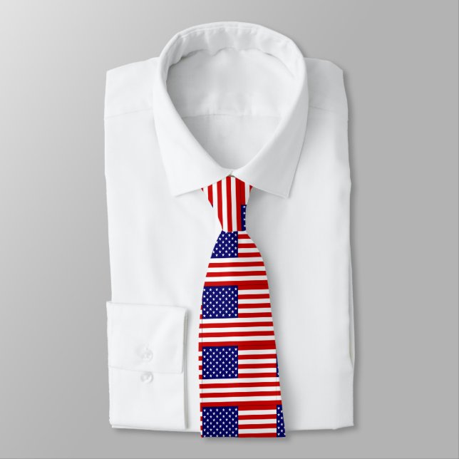 AMERICAN FLAG TIE (Tied)