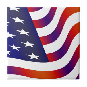 American Flag Tile