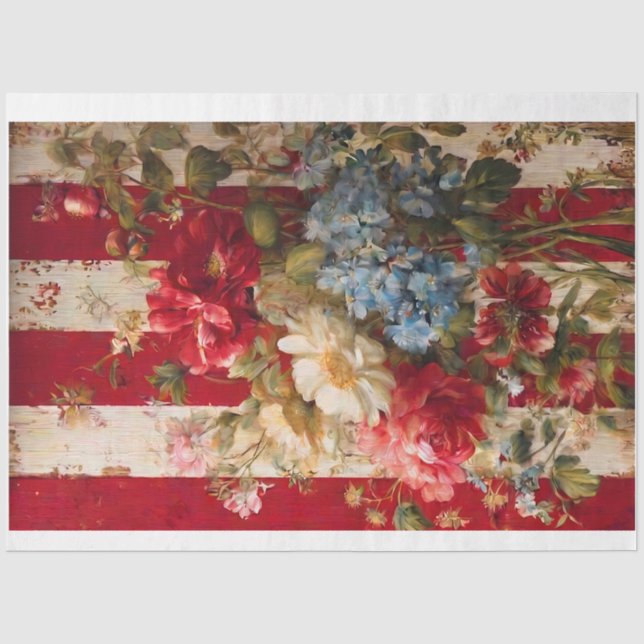 American Flag Tissue Paper (Front)