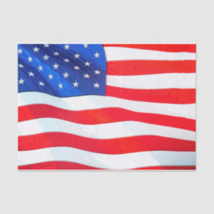 American Flag  Tissue Paper