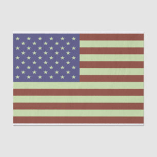American Flag Tissue Paper
