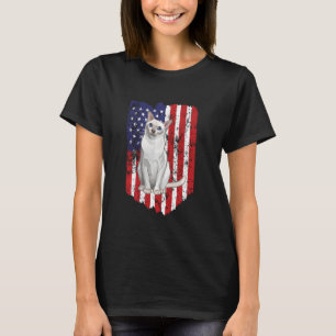American Flag Tonkinese 4th Of July Cat T-Shirt