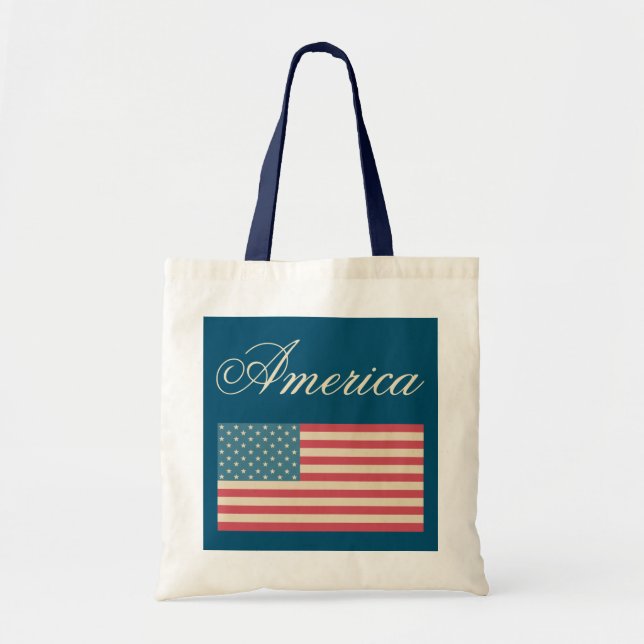 American Flag Tote Bag (Front)