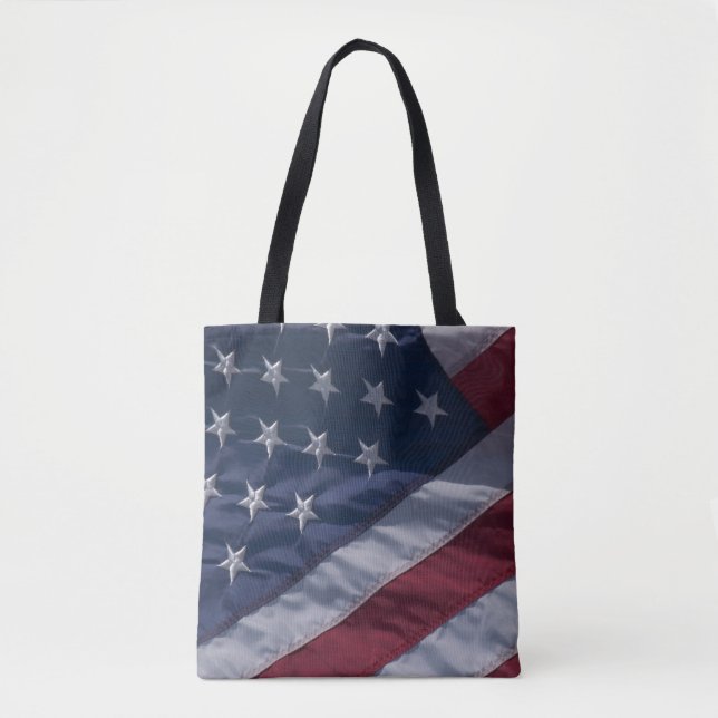 American flag tote bag (Front)