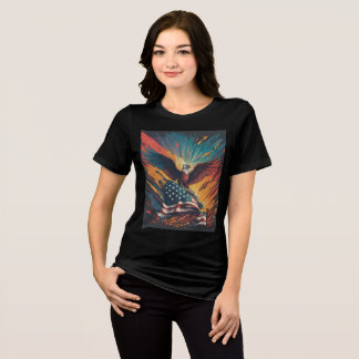 American flag Tri-Blend shirt
