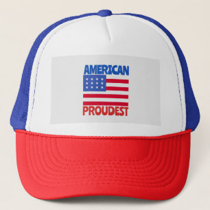 American Flag Trucker Hat