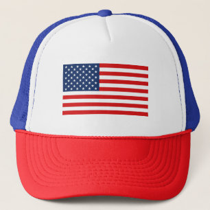 American Flag Trucker Hat