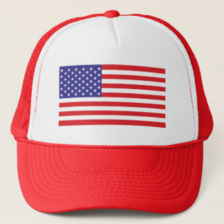 American Flag Trucker Hat