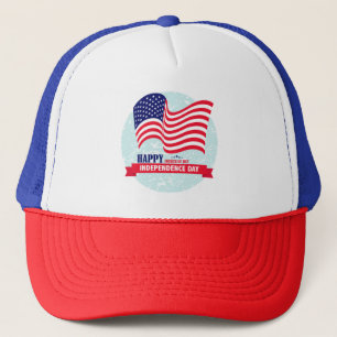 American Flag Trucker Hat