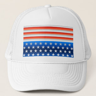American Flag Trucker Hat