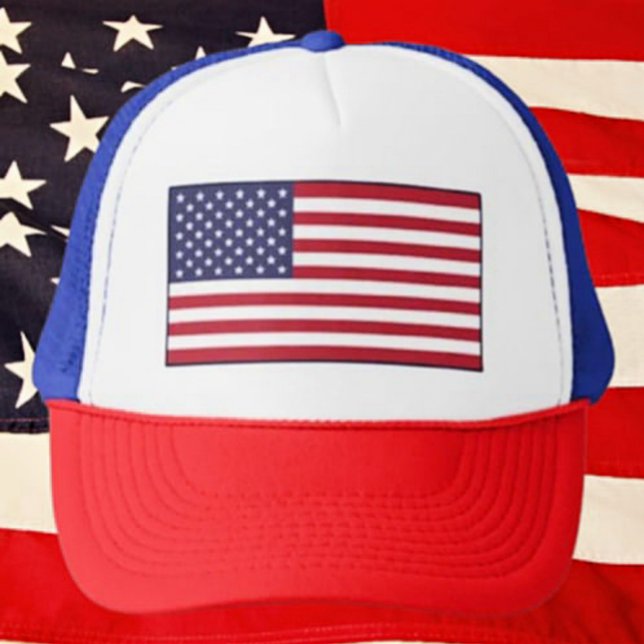 American Flag  Trucker Hat (Creator Uploaded)