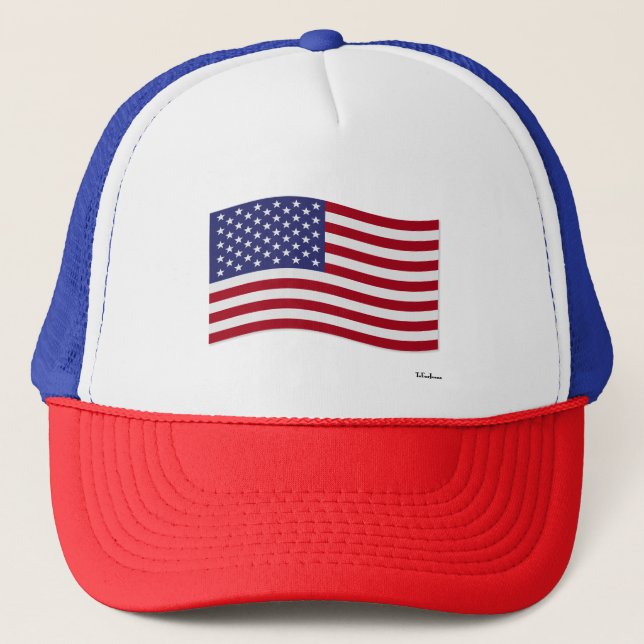 American Flag Trucker Hat (Front)