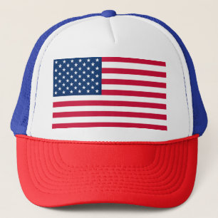 American Flag Trucker Hat United States of America