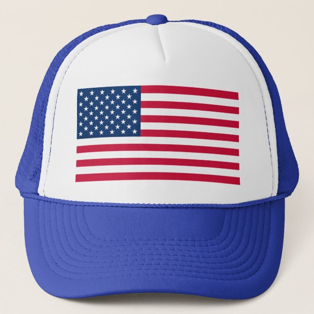 American Flag Trucker Hat USA (Front)