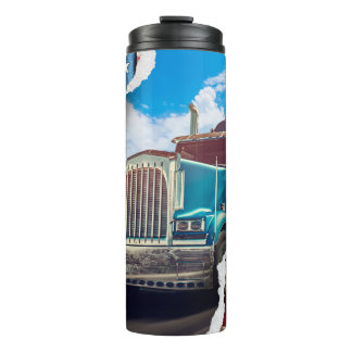 American Flag Trucker Thermal Tumbler
