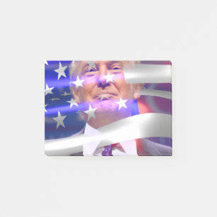 american flag trump 2020 post-it notes