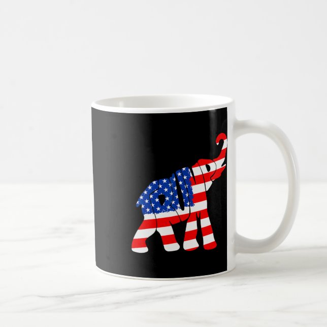 American Flag Trump  Coffee Mug (Right)