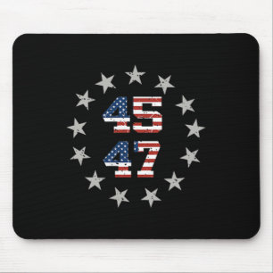 American Flag Trump Daddys Home Take America Back Mouse Pad