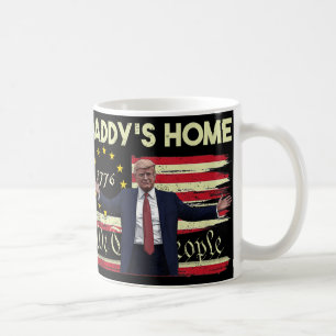 American Flag Trump Daddys Home We The People 45 4 Coffee Mug