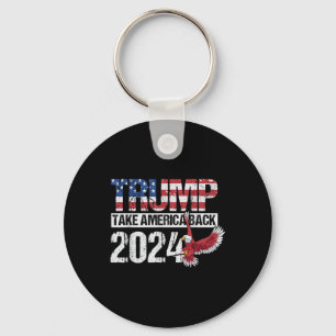 American Flag Trump For President Election Trump Key Ring
