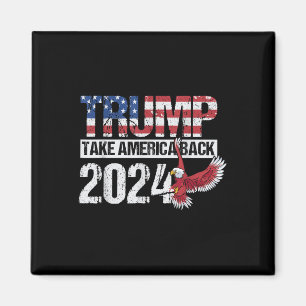 American Flag Trump For President Election Trump Magnet