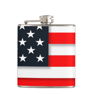 American Flag United States of America Hip Flask