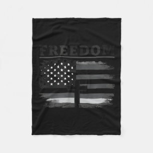 American flag us christian patriotic 4th of july fleece blanket