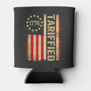 American Flag USA 1776 American Tarrifs Can Cooler