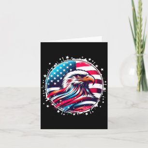 American Flag USA 4th of July Independence Day Card