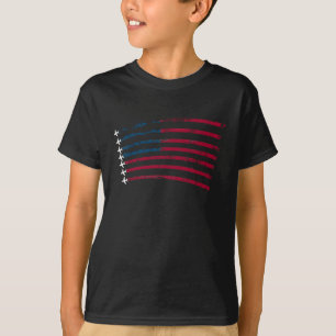 American Flag USA Aeroplane Jet Fighter T-Shirt