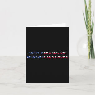 American Flag Usa Flag 4th Of July Memorial Day  Card