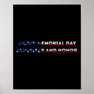 American Flag Usa Flag 4th Of July Memorial Day Poster