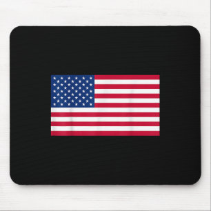 American Flag Usa Flag 4th Of July Memorial Day Ve Mouse Pad