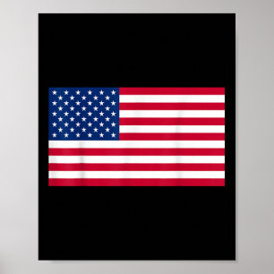 American Flag Usa Flag 4th Of July Memorial Day Ve Poster