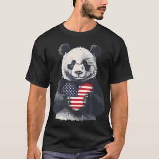 American Flag Usa Flag Red White Blue Patriotic T-Shirt