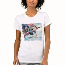 American Flag USA Historical Landmark Women's