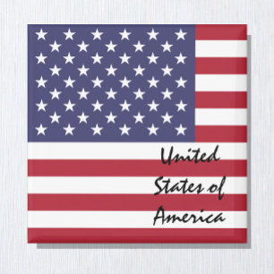 American flag & USA - holiday/sports fans Magnet