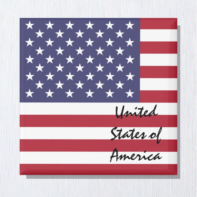 American flag & USA - holiday/sports fans Magnet (Creator Uploaded)
