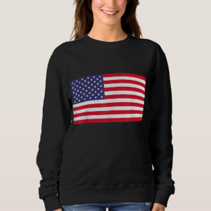 American Flag USA Patriotic For US Men Women Kids Sweatshirt