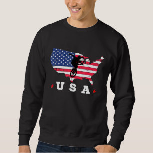 American Flag Usa Patriotic Sports American Flag B Sweatshirt