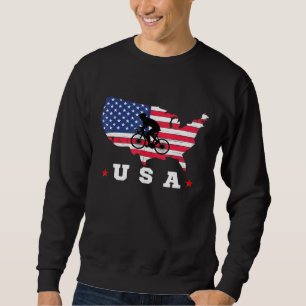 American Flag Usa Patriotic Sports American Flag C Sweatshirt